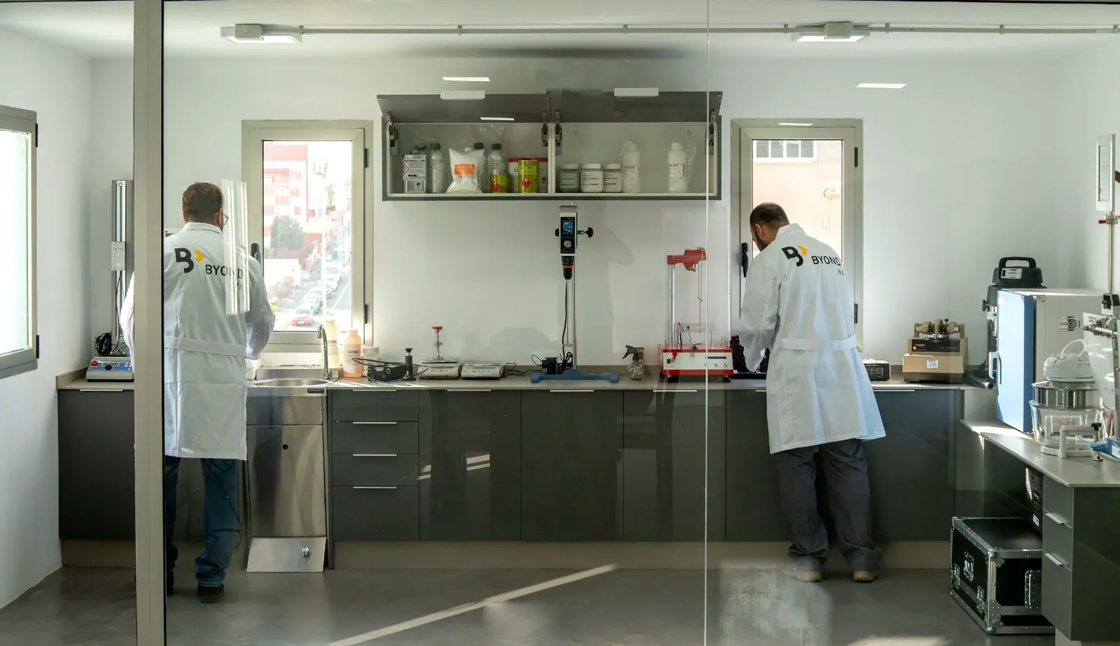 Banco de ensayos del laboratorio de BYOND