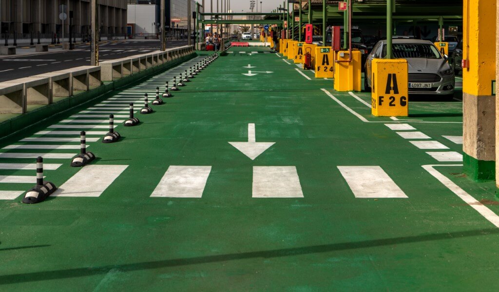 Parking aéreo en el aeropuerto de Gando, Gran Canaria